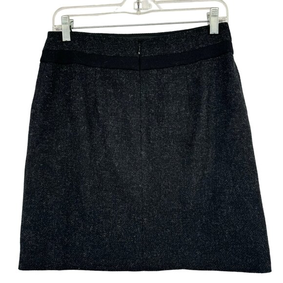 Boden Women's Wool Blend A-Line Skirt Size 10 black - Picture 7 of 7